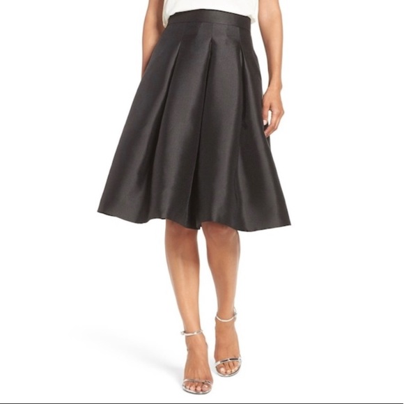 Eliza J Dresses & Skirts - Eliza J Black Pleated Full Skirt Size 6